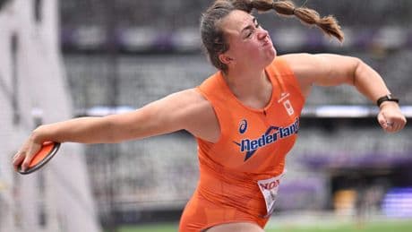 Jorinde van Klinken na uitstekende kwalificatie discuswerpen op WK atletiek: ’Ik denk dat ik hier in topvorm ben’
