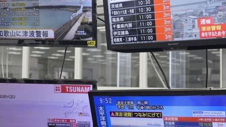 Here is what the different tsunami alerts mean.
