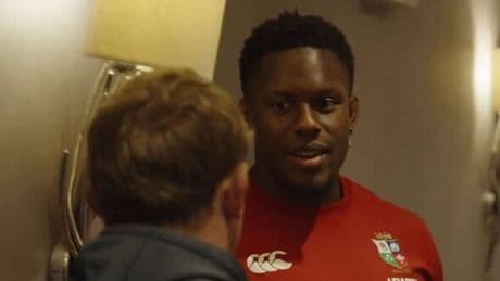 Maro Itoje makes his feelings known as Jac Morgan is last man to arrive at Lions camp