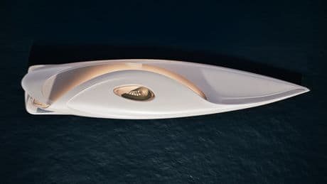 Súper yate Lily: el nenúfar flotante que es una obra de arte multidimensional sobre el mar