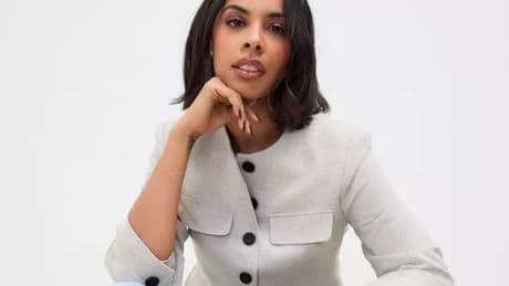 Shoppers rush to buy Rochelle Humes' 'very on-trend' Next linen jacket