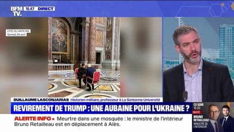 Photo de l'échange entre Zelensky et Trump: "On oublie de préciser une chose, c'est que cette entrevue a duré très peu de temps", explique Guillaume Lasconjarias, historien militaire