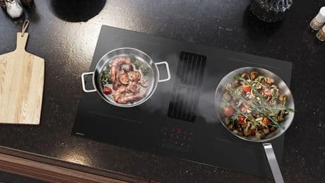 La cocina sin campana se vuelve real: la extracción ya puede integrarse de forma directa en la placa