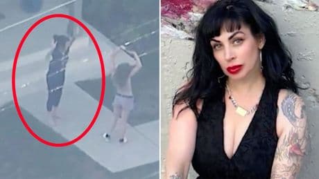 Video zeigt Polizeieinsatz: Frau von US-Rockstar stört Fahndung und wird angeschossen