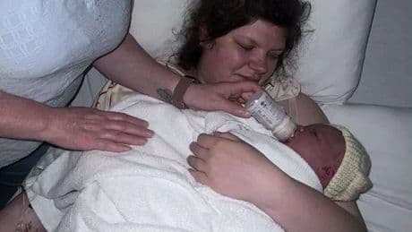 Brave Scots mum’s plea after newborn son’s heart stopped working just weeks after birth
