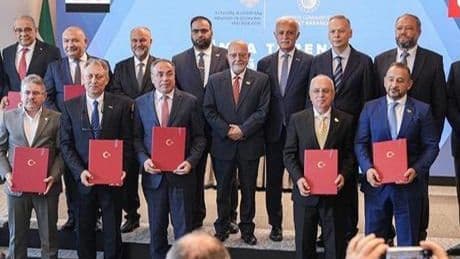 Türkiye-Suriye yuvarlak masa toplantısı kapsamında imza töreni yapıldı