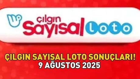 SON DAKİKA ÇILGIN SAYISAL LOTO SONUÇLARI AÇIKLANDI 9 AĞUSTOS 2025 | Çılgın Sayısal Loto sonuçları nasıl öğrenilir?