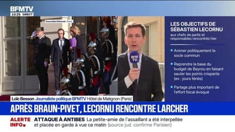 Réunion du bloc central à Matignon: "Des discussions franches et directes", raconte un participant