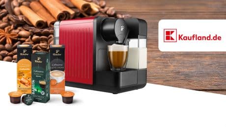 Winzige Tchibo-Kapselmaschine Cafissimo milk mit Milchtank für starke 89 Euro
