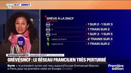 Grève SNCF: le réseau francilien très perturbé