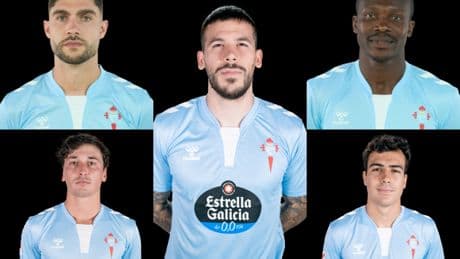 El Celta vuelve al trabajo con cinco jugadores que no entran en sus planes