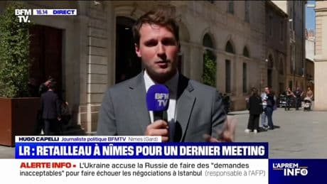 À Nîmes, Bruno Retailleau boucle sa campagne pour la présidence du parti LR avec un dernier meeting