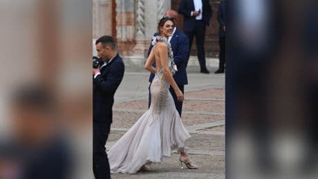 Hochzeit von Jeff Bezos: DiCaprio-Freundin Vittoria Ceretti glänzt