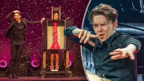 Bij elke illusionist ligt gevaar op de loer: ’Ineens liet een stuk huid uit mijn nek los, waardoor je het bot zag zitten’