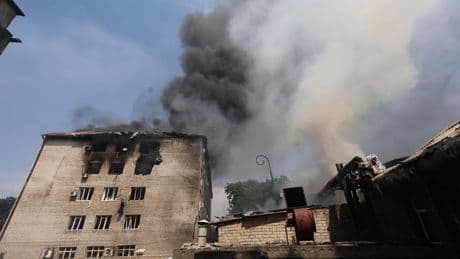 Angriffe im Westen der Ukraine - Explosionen in Lutsk