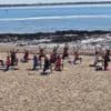 Bientôt la fin des séances d’été façon « gym dynamique » sur la plage de Villès-Martin