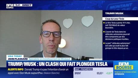 Trump VS Musk : un clash qui fait plomber Tesla
