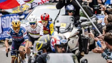 Mattias Skjelmose, arbitre surprise du duel de titans livré par Tadej Pogacar et Remco Evenepoel sur l’Amstel Gold Race