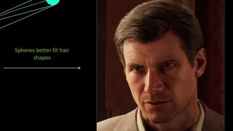 Nvidia gives fake Harrison Ford better hair using spheres
