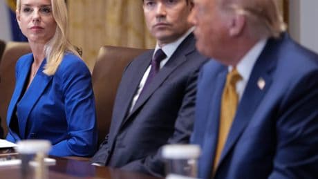 Trump and Bondi, Confronted Over Epstein Files, Tell Supporters to Move On