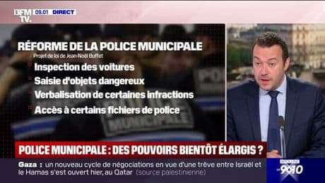 Réforme de la police municipale: pour le maire (Horizons) de Mantes-la-Jolie Raphaël Cognet, il "est urgent de leur donner la possibilité de faire plus"