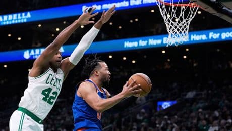 Los New York Knicks remontan 20 puntos y se imponen a los Celtics en la prórroga en Boston