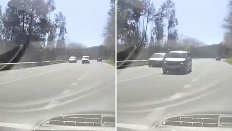 Ven a un coche circular por dirección contraria en una carretera de A Coruña, pero la gente se fija en una cosa hilarante: “Necesito saber qué hace la madre en Asturias”