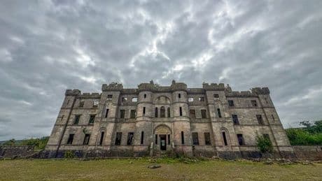 Inside 'haunted' centuries-old castle which now lies abandoned at the mercy of nature