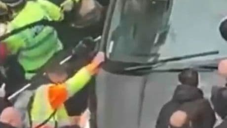Moment Liverpool parade ‘drug driver’ is dragged out of car by cops after 65 people hit in ‘rampage’