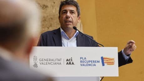 Mazón pide al Gobierno endeudarse con un préstamo de 1.816 millones