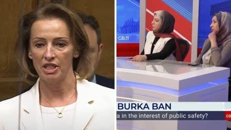 Burqa ban row explodes on GB News as guest calls Reform MP 'racist'