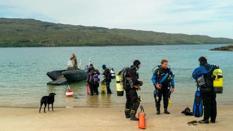 'World's first' diving expedition on secluded Scottish shoreline
