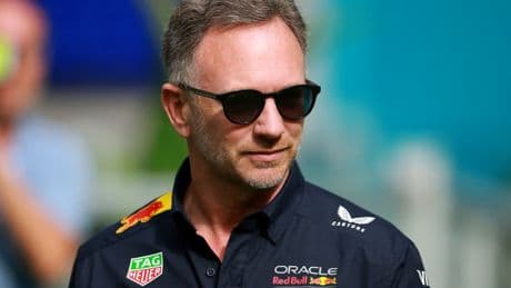 Christian Horner responds after hated F1 rival’s subtle dig at Red Bull boss is caught by live TV cameras