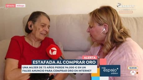 Susana, de 73 años, pierde 94.000 euros por una estafa: &quot;Quería darle una sorpresa a mi hijo, no imaginé que me estaban engañando&quot;