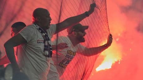 PSG fans display banner calling for end to 'genocide' in Gaza during Champions League final