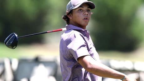 Tiger Woods' son Charlie immediately hits back after disastrous display in amateur tournament