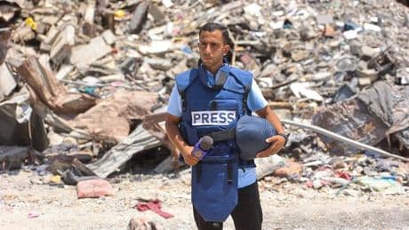 Gaza: Journalisten-Verband kritisiert Israels Angriff auf Journalistenzelt