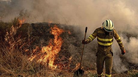 Ola de incendios: zona catastrófica para el infierno rural