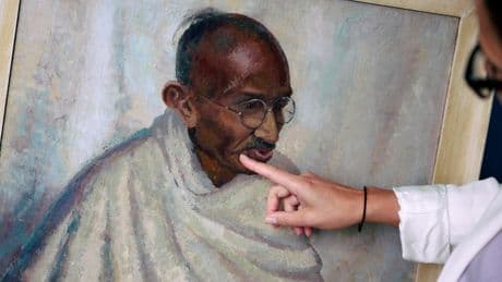 Un rare portrait de Gandhi, datant de 1931, mis aux enchères à Londres