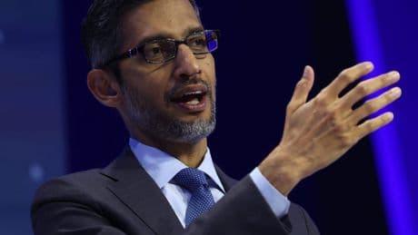 Alphabet CEO Sundar Pichai says the government is risking the privacy of Google users in their 'most vulnerable moments'