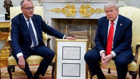Trump tells German Chancellor 'not a good day for you' in ultimate D-Day blunder