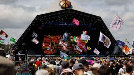 ‘Powerful’ Glastonbury star heading for number 1 single after emotional set