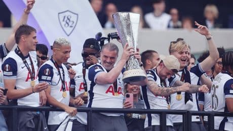 Tottenham: Ange Postecoglou promises best is yet to come as delirious Spurs delight in Europa League glory