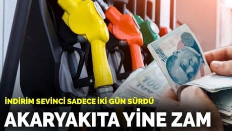 Son dakika... İndirim sevinci sadece 2 gün sürdü! Motorine yarın yine zam geliyor: Fiyat yeniden 50 TL'yi aşacak!