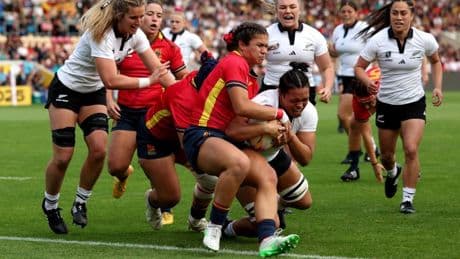 Premio y realismo: la selección española de rugby aprende de Nueva Zelanda (54-8) la primera lección del Mundial