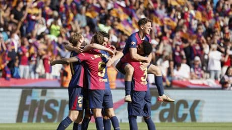 El Barça se levanta para rematar al Madrid y tiene la Liga a tiro tras un partido para la historia