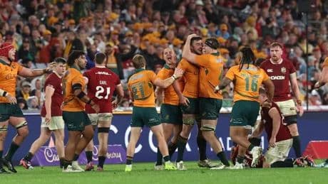 British and Irish Lions' whitewash hopes blown away in Sydney storm as Wallabies earn win