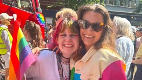 El arco iris se celebra en palacio