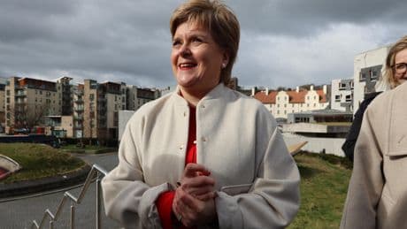Sturgeon returns to campaign trail as SNP fights to hold Hamilton seat