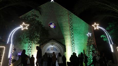 Israeli strike on Gaza’s only Catholic church kills 2, injures several